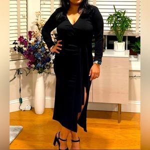 BNWT Dress WHBM with side cut and cute bow belt attached